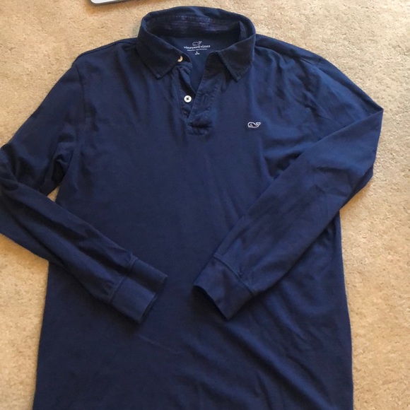 Vineyard Vines Navy Blue Shirt - Picture 1 of 3